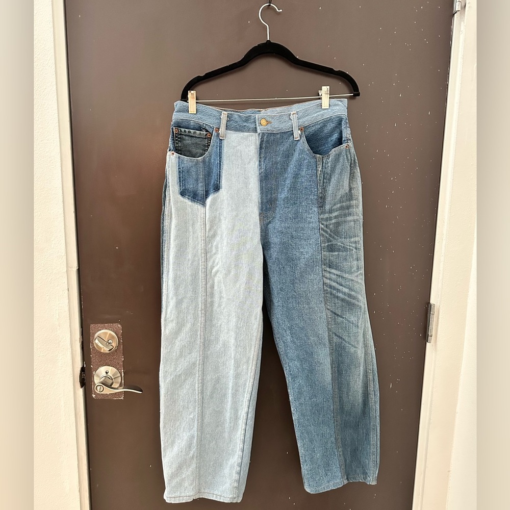 B SIDES Vintage Reworked Plein Jean